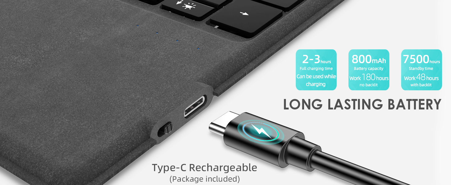 800 mAh Rechargeable Battery