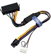 COMeap 24 pin to 6 pin Adapter HP ATX Power Cable Compatible with Z200 Z210 Z220 Z230 Z240 SFF MT...