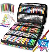 320 Pack Glitter Gel Pens Set, ZSCM 160 Colors Pens Include 156 Glitter Pens, 4 Metallic Sparkle ...