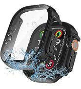 YIJDACASE 2 in 1 Waterproof Case for Apple Watch Screen Protector Ultra 1/2 Ultra 3(2025) 49mm wi...
