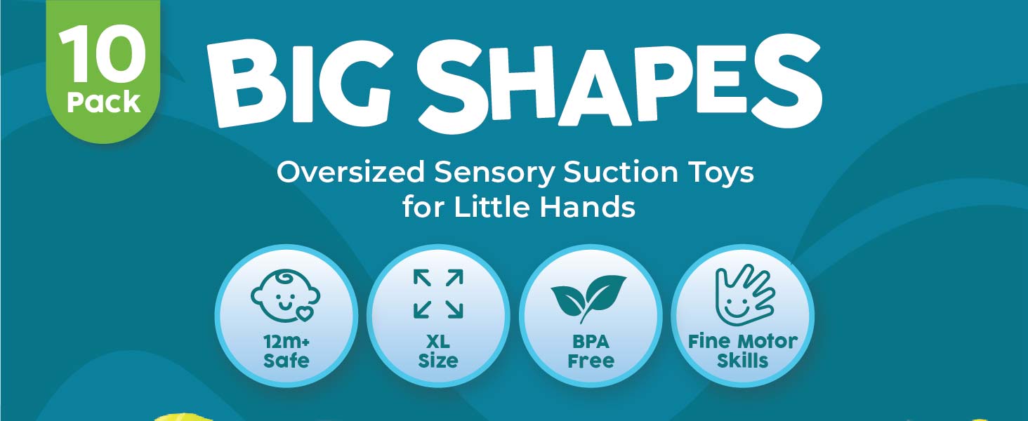 Big Shapes Silly Suckers 10pk