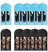 10 PCS Wig Storage for Multiple Wigs Storage Bags Wig Bags Storage with Hanger Hair Extension Sto...