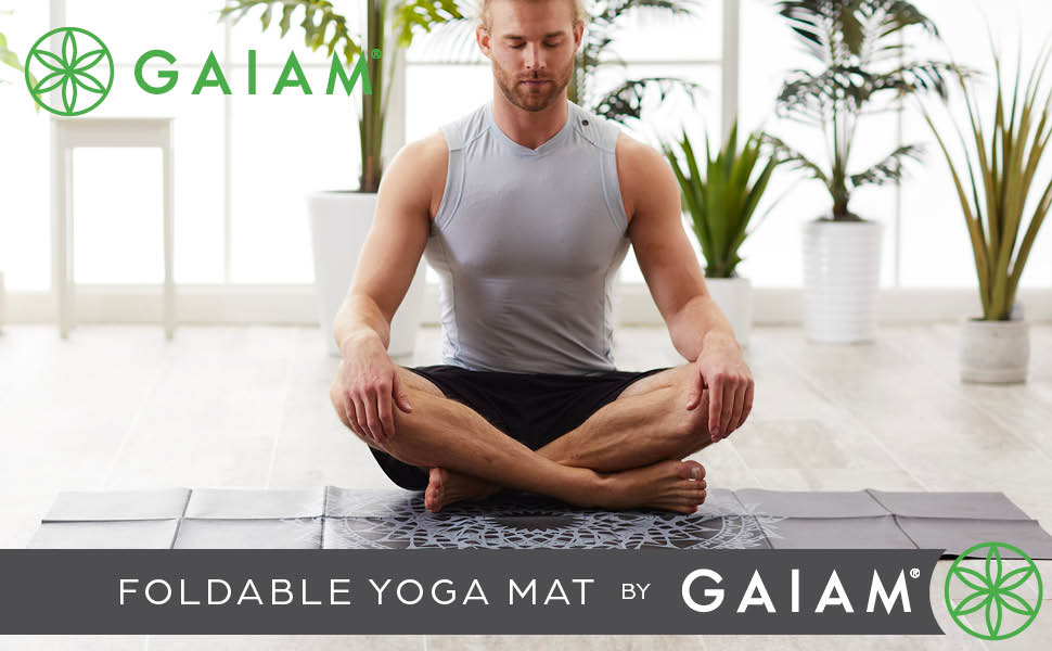 Gaiam Yoga Mat - 2mm Foldable