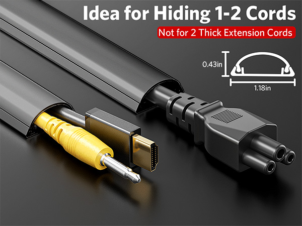 black cable hider