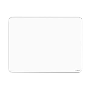 Detail image of the blank dry-erase side of one of the boards