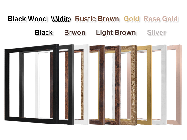 KINLINK Collage Picture Frames Photo Frames with Plexiglass for Table Top and Wall Mounting