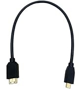 Halokny 8K Micro HDMI to Mini HDMI Cable,1Ft 8K@60hz Micro HDMI Male to Mini HDMI Male High Speed...