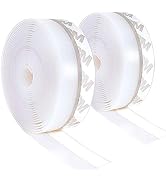 Silicone Seal Strip - 10M/33ft Weather Stripping Door Window Seal - Door Strip Bottom Draft Stopp...