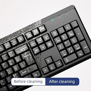 Clean the keyboard