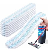 AIR U+ 8 Pack Mop Pad Refills for O-Cedar H2prO Flat Mop System, Machine Washable Microfiber Pads...