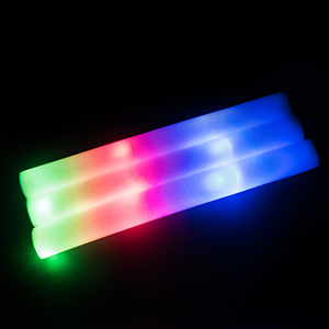 rave party foam batons, Halloween flash lights, glow in the dark sticks, celebration foam sticks