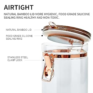 Glass Sealed Storage Jars