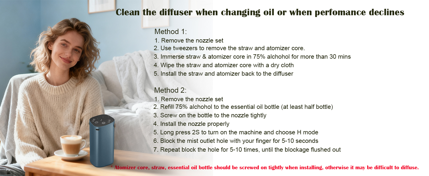 waterless diffuser