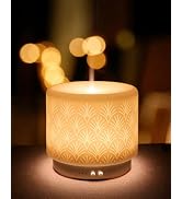 Essential Oil Diffuser - 280ml Ceramic Diffuser for Large Room & Commercial Use, 2.4MHz Aromather...