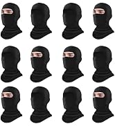 Xeoxarel 12 Pieces Balaclava Face Mask, Summer Cooling Neck Gaiter, UV Protector Motorcycle Ski S...