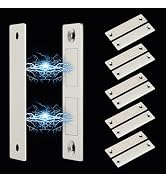 Magnetic Door Catch, ZUONAI Heavy Duty Cabinet Magnets for Closure Double Magnetic Cabinet Door C...