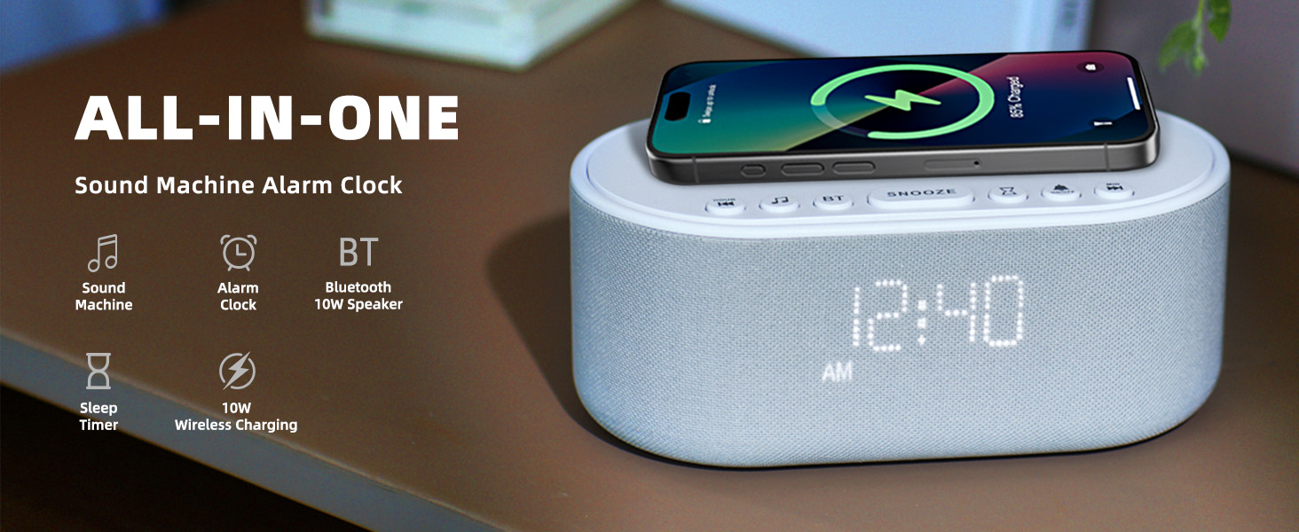 sound machine alarm clock