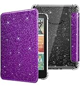 MoKo Case for 7" Kindle Paperwhite 12th Generation 2025/2026 & Kindle Colorsoft 2024/2025,Glitter...