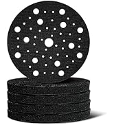 WOTAHI 6 Inch 5-Piece Orbital Sander Interface Pads, 53 Holes Hook and Loop Interface Buffer Pads...