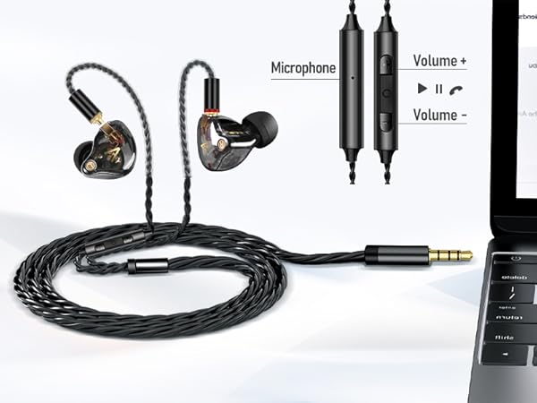 Audiovance VIbes 202 Black_HiFi Wired Earbuds