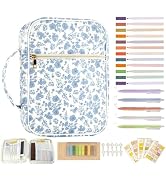 Bible Cover Case for Women, Large Bible Bag with Bible Study Supplies Accessories Christian Gifts...