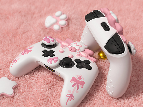 Kawaii Anti-Slip Controller Skin Grip Protector for Xbox Core Wireless Controller with Thumb Grips