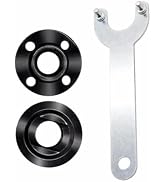 5/8-11 threaded shaft 4.5" 5" Angle Grinder Nut Angle Grinder Wrench Kit Flange Metal Lock Nut fo...