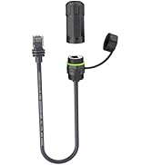 CAMWAY Ethernet Adapter for Starlink Gen 3/ Starlink MINI - IP68 Waterproof Starlink SPX to RJ45 ...