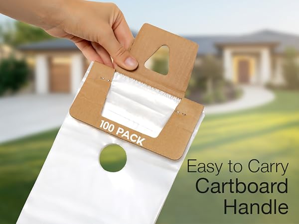 door hanger bags plastic clear real estate outdoor flyer holder for agents
