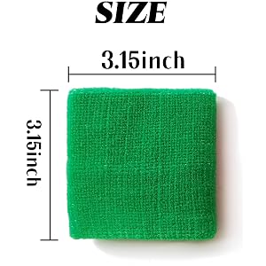 Colorful Sports Wristbands Cotton Sweatband Wristbands Wrist