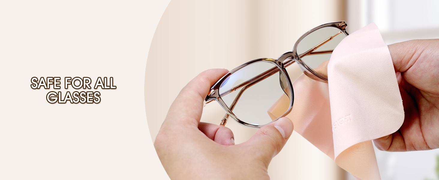 PERFECTSIGHT Lens Cleaning Cloth, Glasses Cleaning Cloths, Eyeglass Lens Cleaner