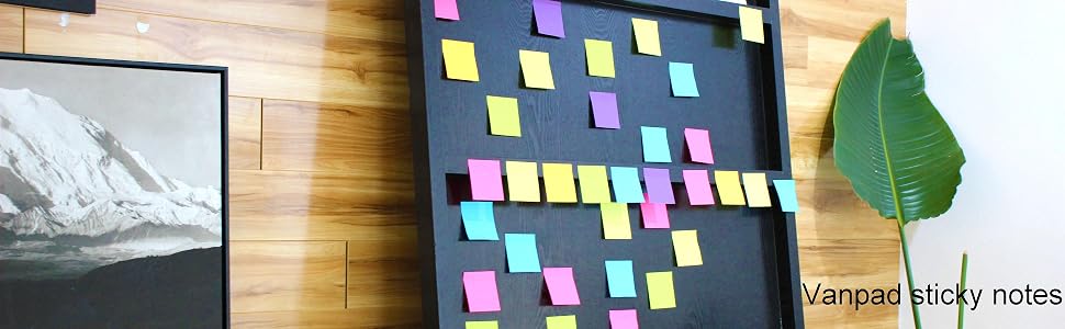 Vanpad sticky notes