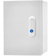 Outdoor Electrical Box 12 x 8 x 6''D NEMA 4X Enclosure Steel Box, Waterproof & Dustproof Outdoor/...
