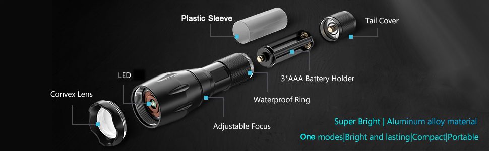 LED Tactical FLahslight