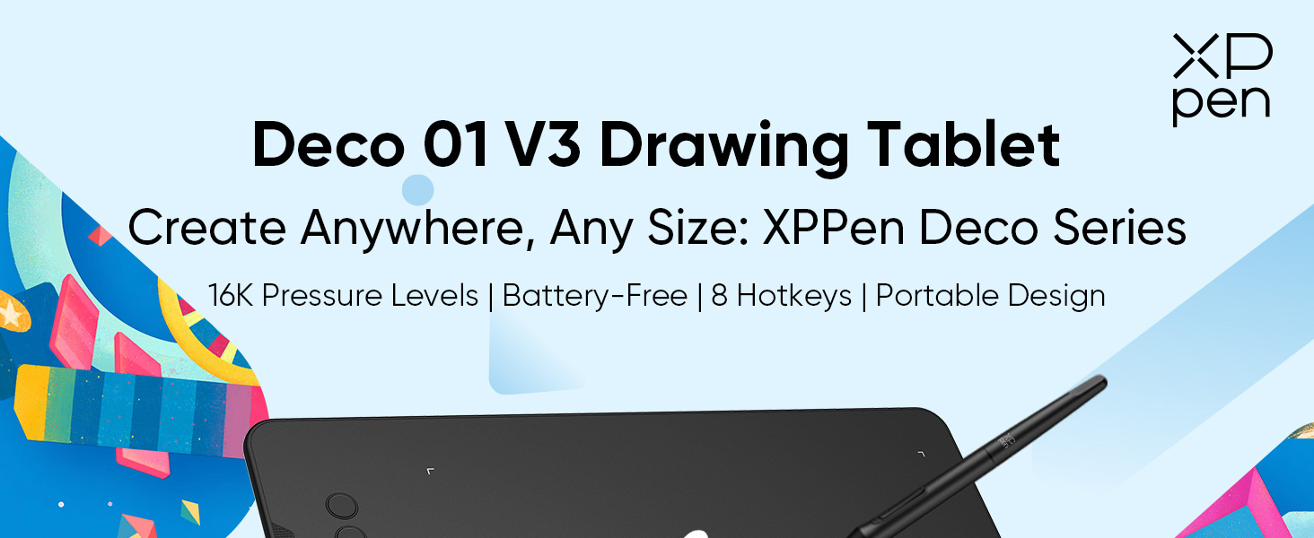XPPen DECO 01 V2 DRAWING TABLET
