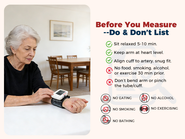 WEONY blood pressure machine wrist,digital wrist blood pressure monitors for home use,accurate