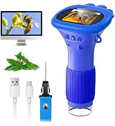 Microscope for Kids, SKYBASIC 2" IPS Screen 1000X Handheld Digital Microscopes HD Pocket Portable...