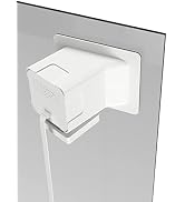 Teccle Angled Window Mount for Wyze Cam v4 Cam V3 , 20 Degrees Tilt ( Up/Down/Left/Right ), Throu...
