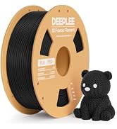 DEEPLEE PLA PRO 3D Printer Filament 1KG Black | 1.75mm Filament Dimensional Accuracy +/- 0.02mm, ...