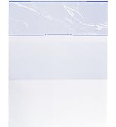 CheckOMatic Computer Check Paper - 100 Pack - Top Blank Stock Checks - Security Features & Laser ...