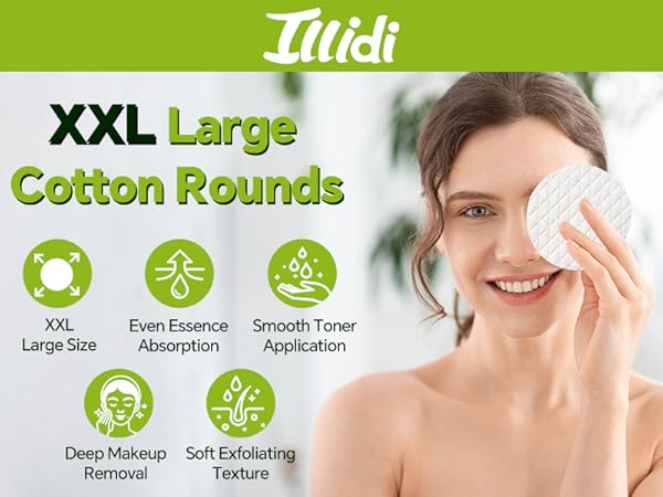Large cotton rounds