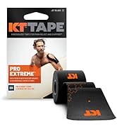 KT Tape, Pro Extreme Synthetic Kinesiology Athletic Tape, 20 Count, 10” Precut Strips