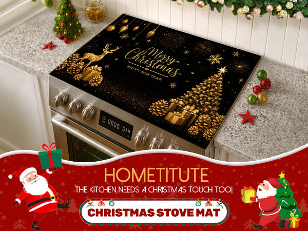 Christmas Stove Top Cover