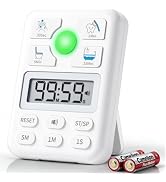 VOCOO Visual Timer for Kids, Digital Countdown Timer, Classroom & Kitchen | Tooth Brushing & Hand...