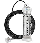 Pinboer Fishing Light Underwater 12V 15000LM 110V 35000LM Green White Blue Yellow Led Submersible...