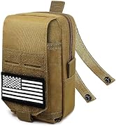 Molle Pouch, Tactical Molle Cellphone Pouch Belt Holster Case Vest Pouch Waist Bag EDC Molle Acce...