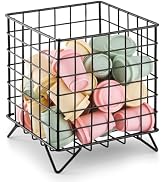 FantasyLife K Cup Holder Organizer, Coffee Pod Storage Basket, Coffee Bar Accessories Metal Baske...