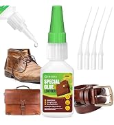 Super Glue for Leather, 30g Heavy Duty Leather Glue Adhesive for Purses, Shoes, Sofas & Furniture...