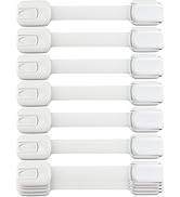 Child Safety Strap Locks (10 Pack) Baby Locks for Cabinets and Drawers, Toilet, Fridge & More. 3M...