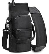 SITHON Water Bottle Carrier Bag with Adjustable Shoulder Strap, Sports Water Bottle Sling Case Ho...